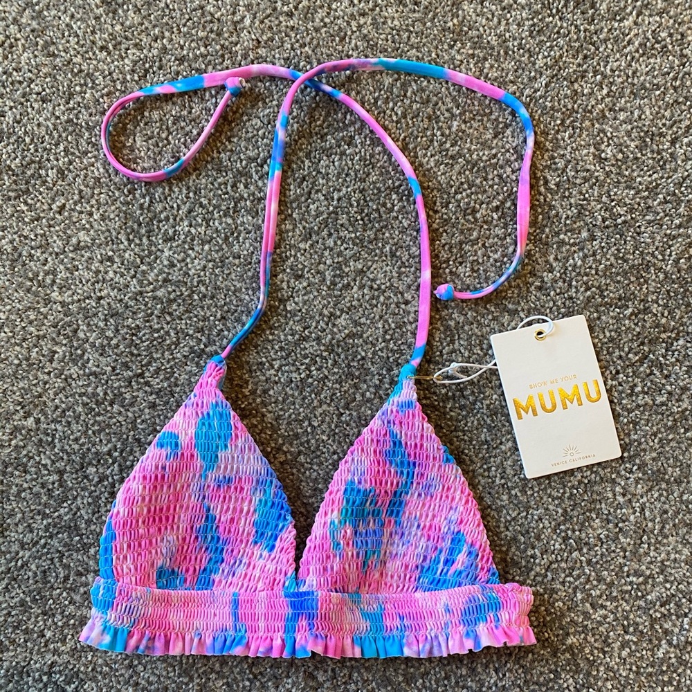 Show Me Your Mumu Bermuda bikini top XS